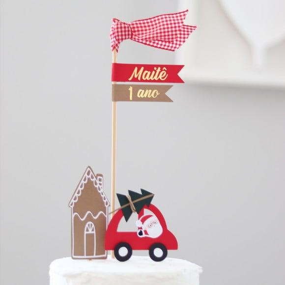 Topo de Bolo Natal