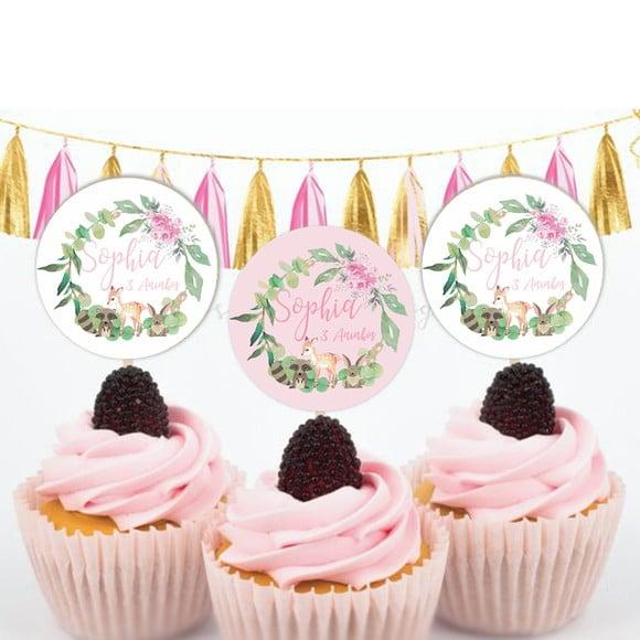 Topper para doces Bosque Encantado woodland