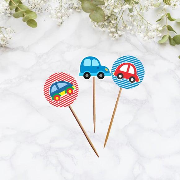 Topper para doces Carrinho