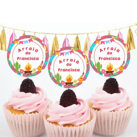 Topper para doces de Festa Junina