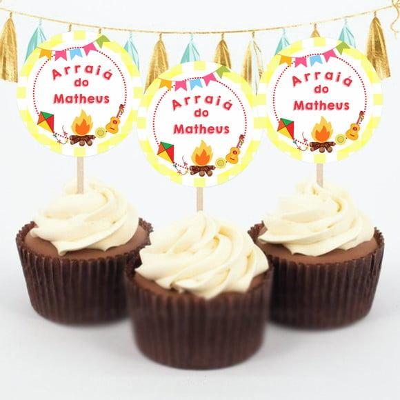 Topper para doces de Festa Junina