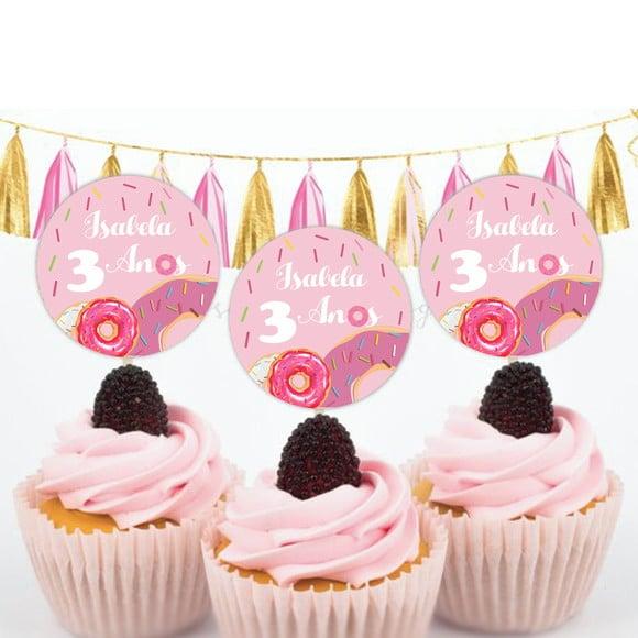Topper para doces Donuts