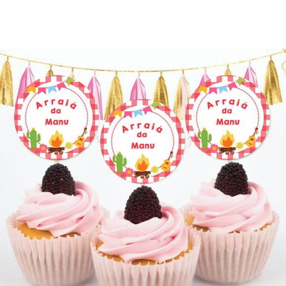 Topper para doces de Festa Junina