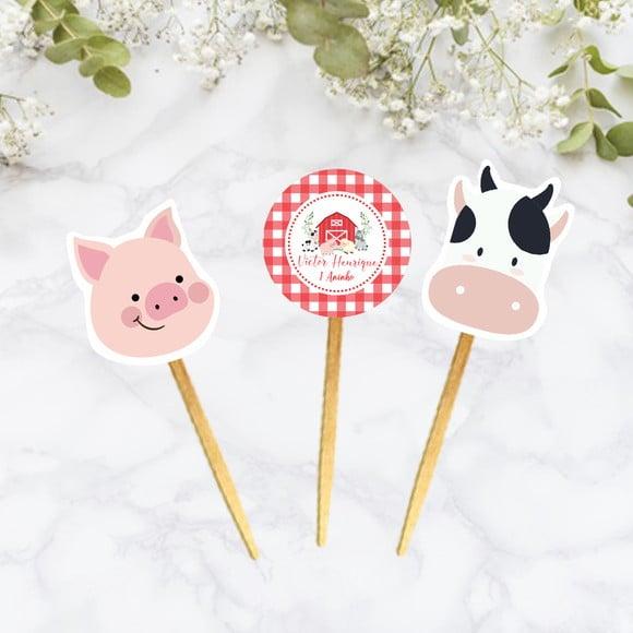 Topper para Doces Fazendinha