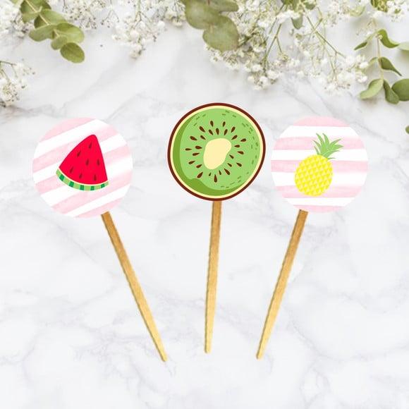 Topper para doces Frutinhas