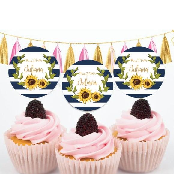 Topper para doces Girassol