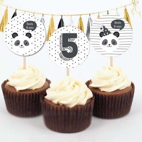 Topper para Doces Panda