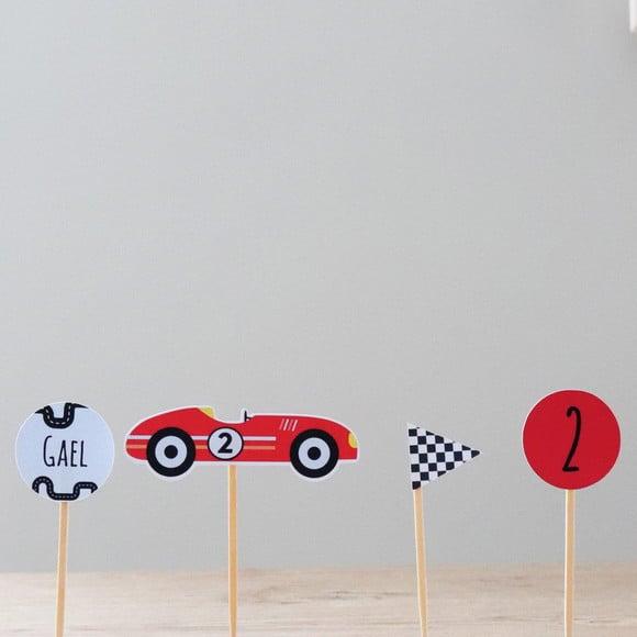 Toppers para Docinhos Carrinho de Corrida Antigo
