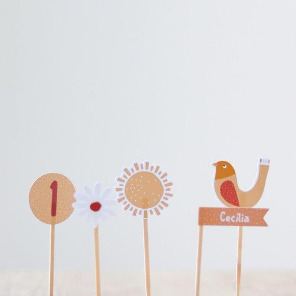 Topper Para Docinho - Primeira Volta Ao Sol Boho