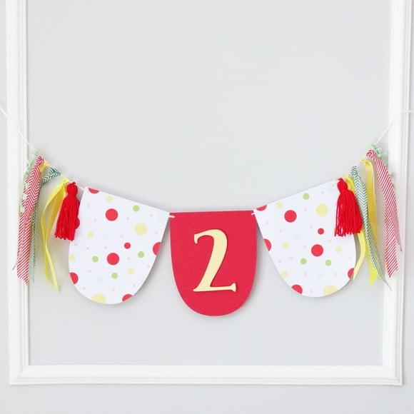 Varal decorativo bloquinho de carnaval menino