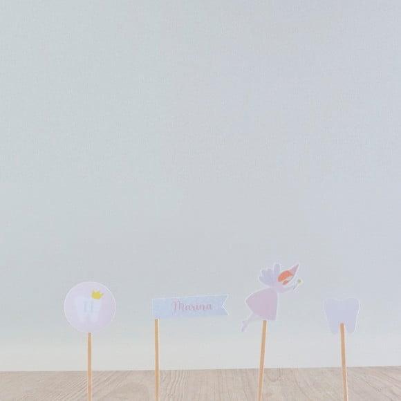 Toppers para docinhos fada do dente