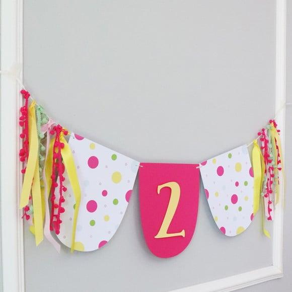 Varal decorativo bloquinho de carnaval menina