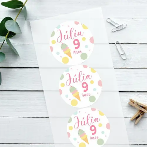 [recomendado] Kit Festa Infantil Sorvete - 64 Itens