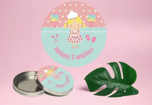 Adesivo Para Latinha Mint To Be Confeitaria
