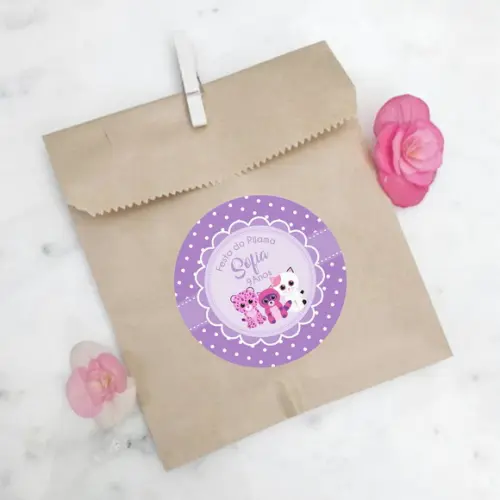 Adesivo para Lembrancinha Beanie Boo