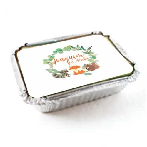 Adesivo Para Marmitinha Bosque Encantado woodland