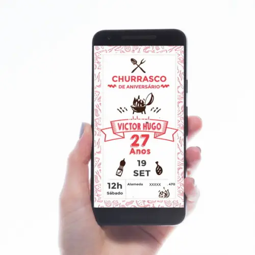 CONVITE DIGITAL BOTECO CHURRASCO
