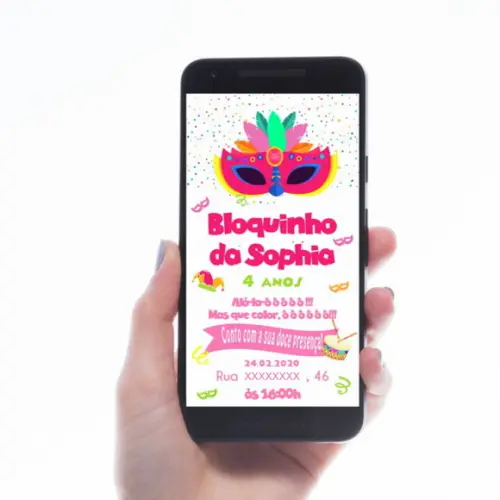 CONVITE DIGITAL CARNAVAL