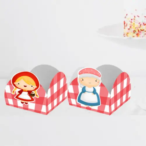 Forminha para Doce da Chapeuzinho Vermelho