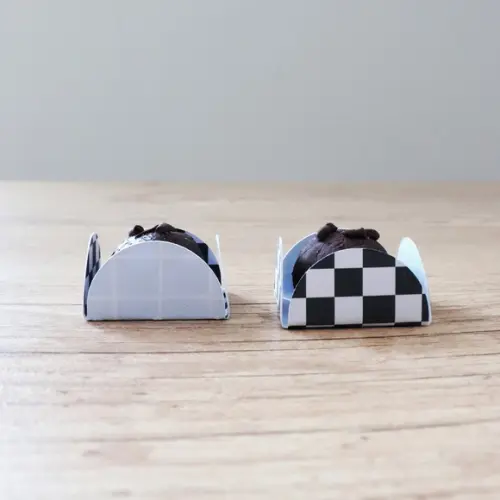 Forminha Para Doces Xadrez Carrinho De Corrida Dupla Face