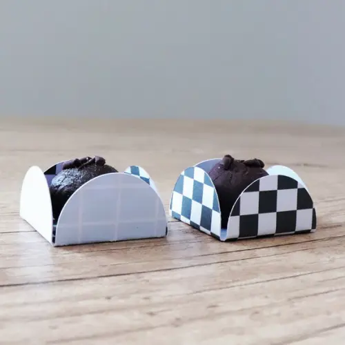 Forminha Para Doces Xadrez Carrinho De Corrida Dupla Face