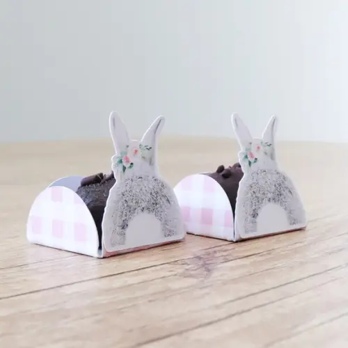 Kit Forminha com Topper de Docinho Páscoa - Coelho