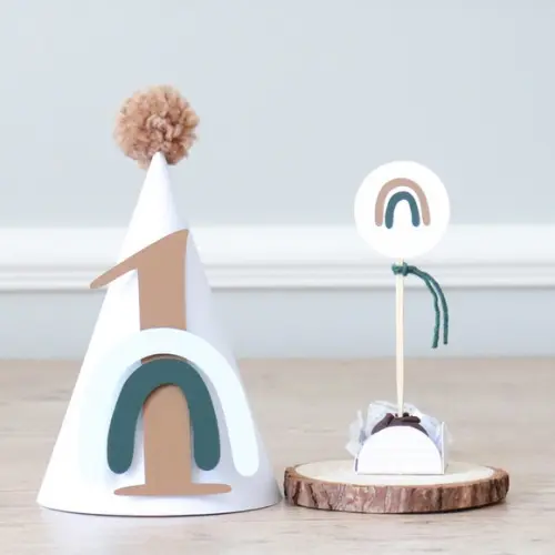 Kit Mesversário - Arco-ìris Boho Chic