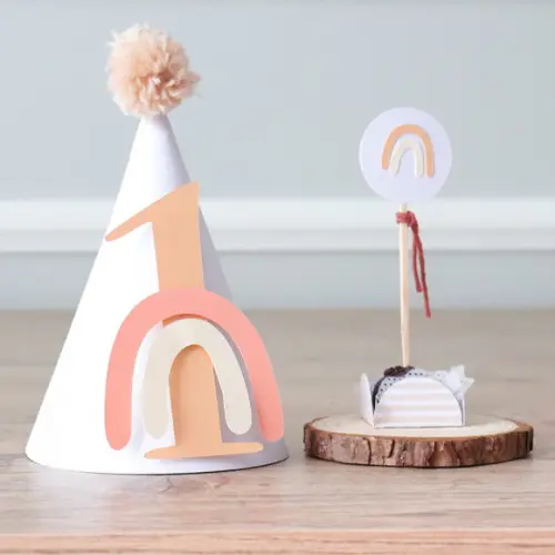 Kit Mesversário - Arco-ìris Boho Chic
