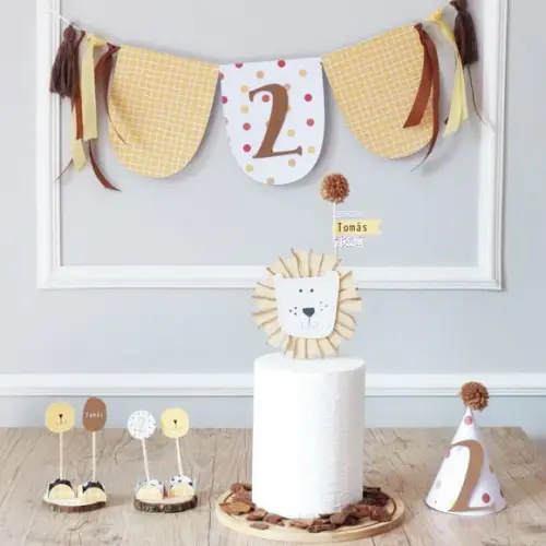 Kit Mesversário / Aniversário - Leão
