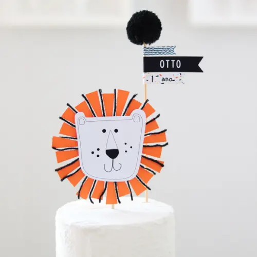 Kit Mesversário / Aniversário - Leão