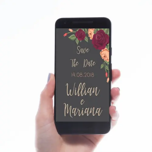 Save the Date Digital - Casamento