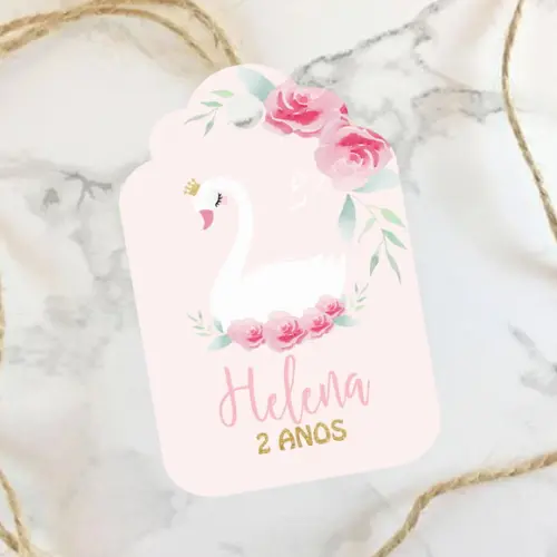 Tag de agradecimento CISNE
