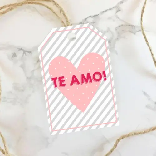 Tag de agradecimento Dia dos Namorados