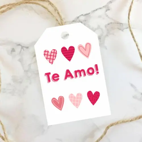 Tag de agradecimento Dia dos Namorados