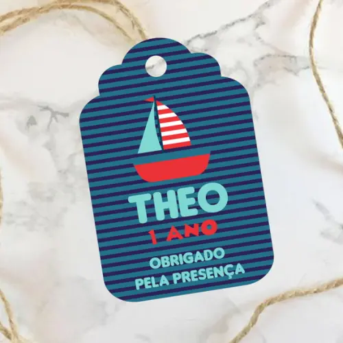 Tag de agradecimento Náutico Marinheiro
