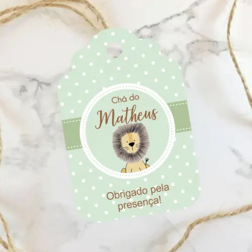 Tag de agradecimento para Chá de Bebê