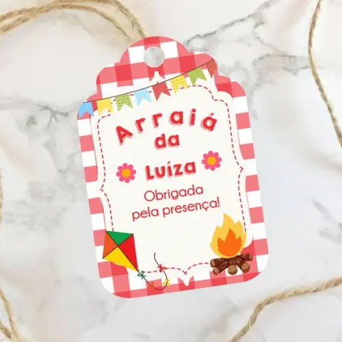 Tag de agradecimento para Festa Junina