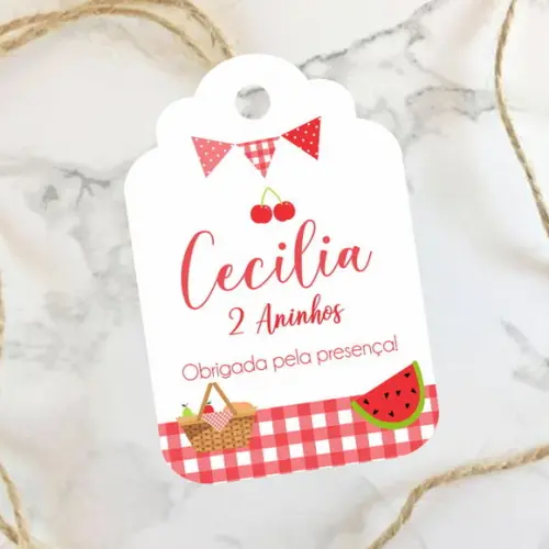 Tag de agradecimento Piquenique