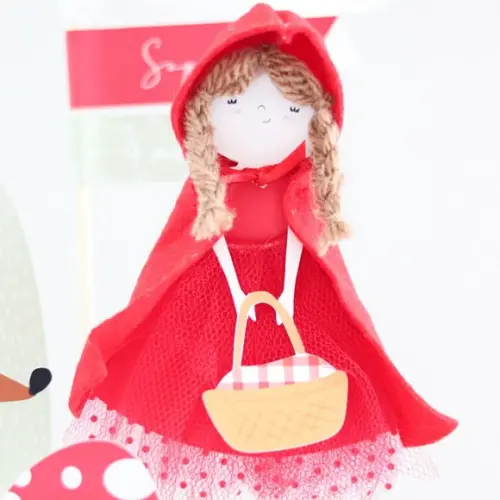 Topo de Bolo - Chapeuzinho Vermelho