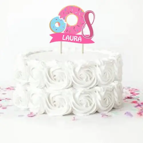 Topo de Bolo Donuts