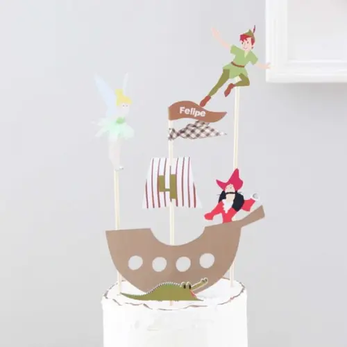 Topo de Bolo Peter Pan