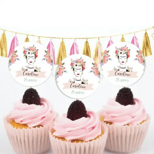 Topper de Doces Frida Kahlo