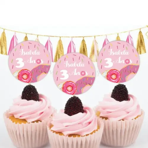 Topper para doces Donuts