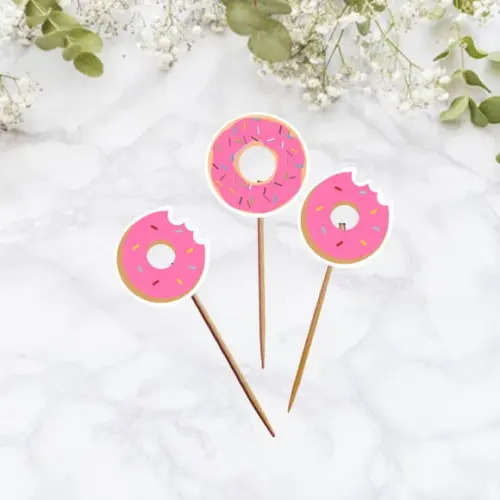 Topper para doces Donuts