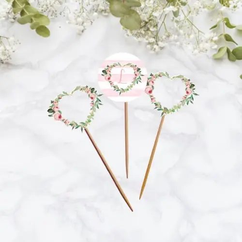Topper para doces Floral