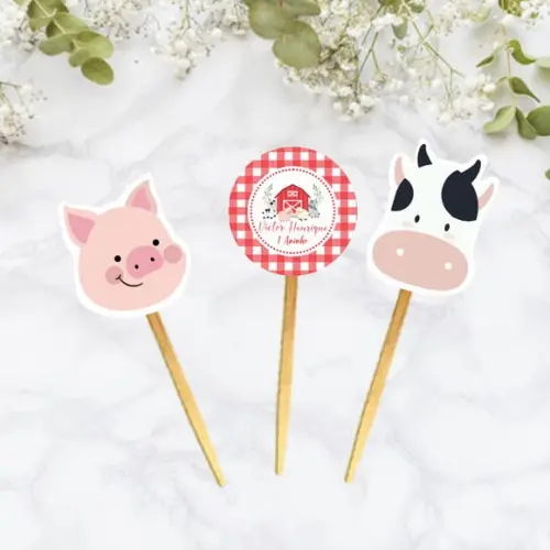 Topper para Doces Fazendinha