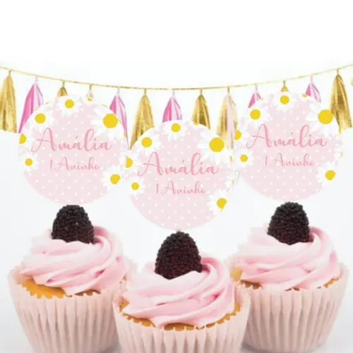 Topper para doces Margarida