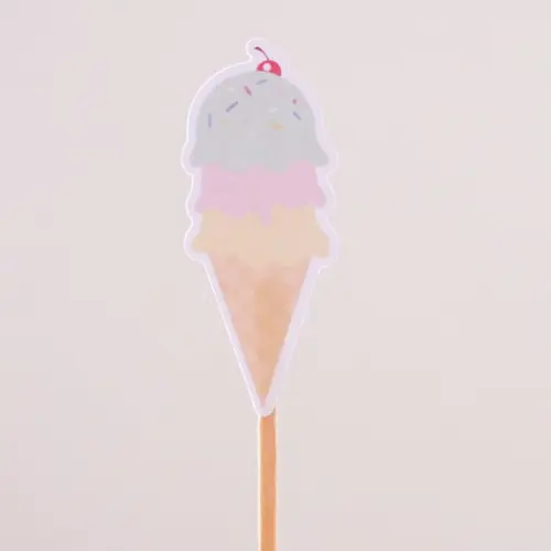 Topper para doces Sorvete