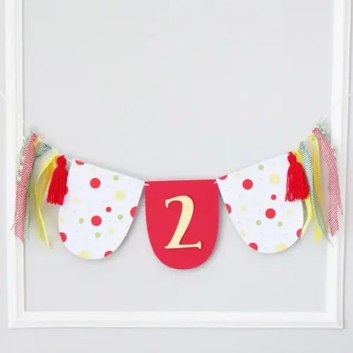 Varal decorativo bloquinho de carnaval menino