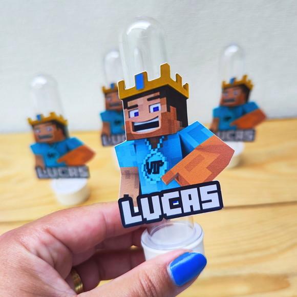 Aplique para Tubete Minecraft